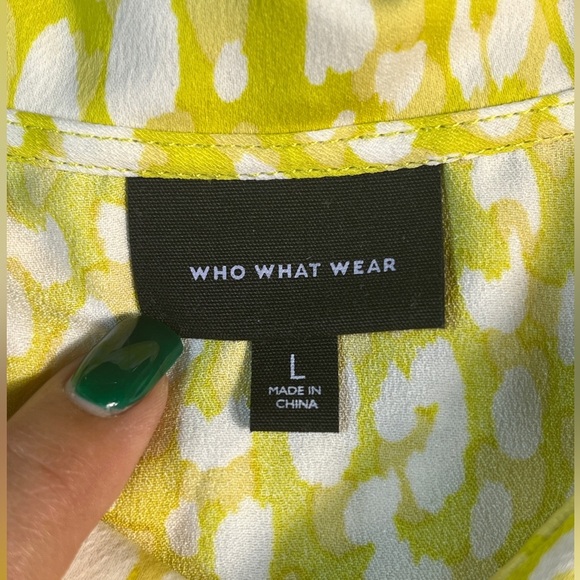 Who What Wear Citrus leopard print dress Size Large - Picture 10 of 11